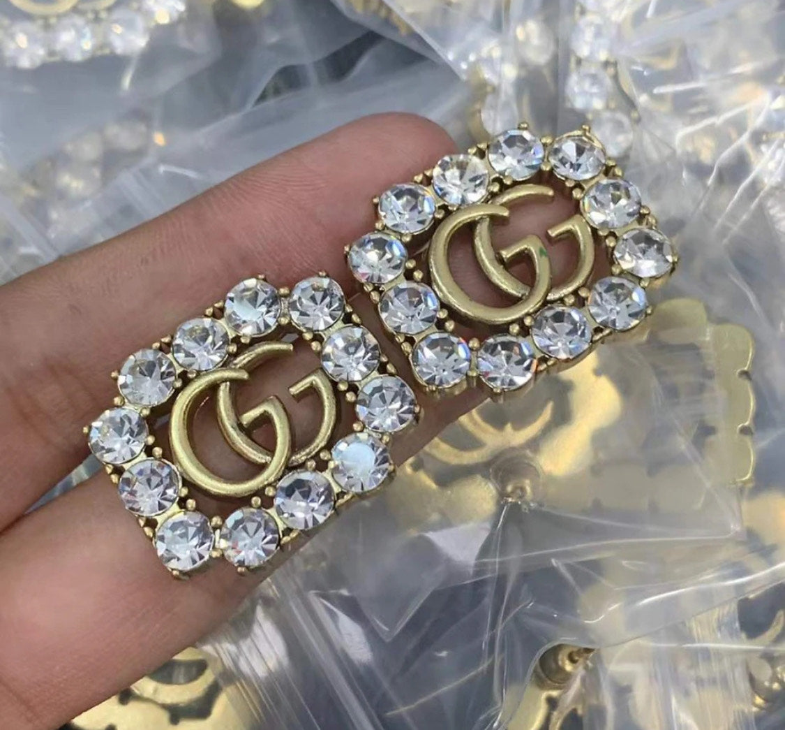 Inspired Gucci Stud GG Earrings
