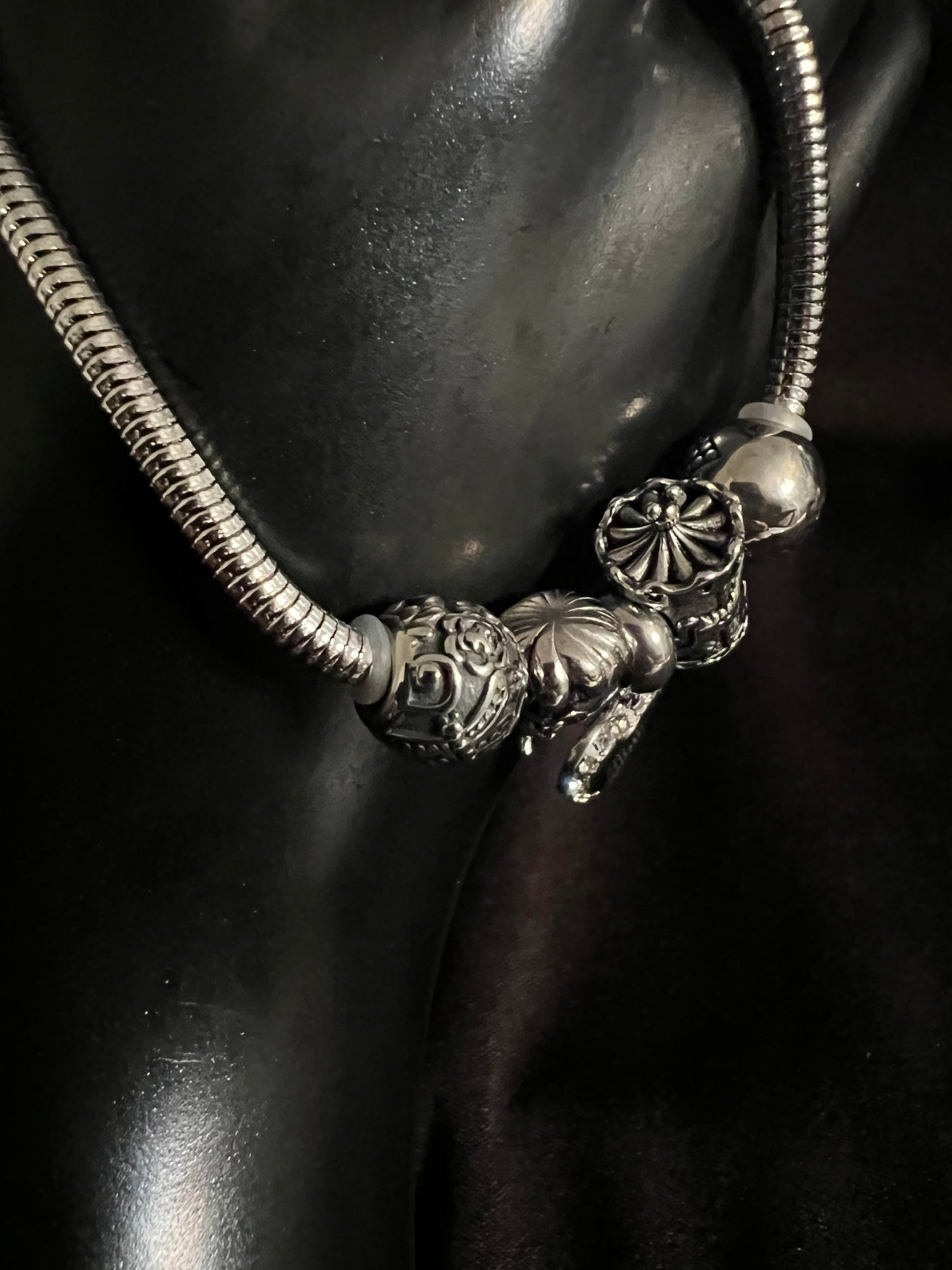 Mickey Magical Snake bracelet with charms