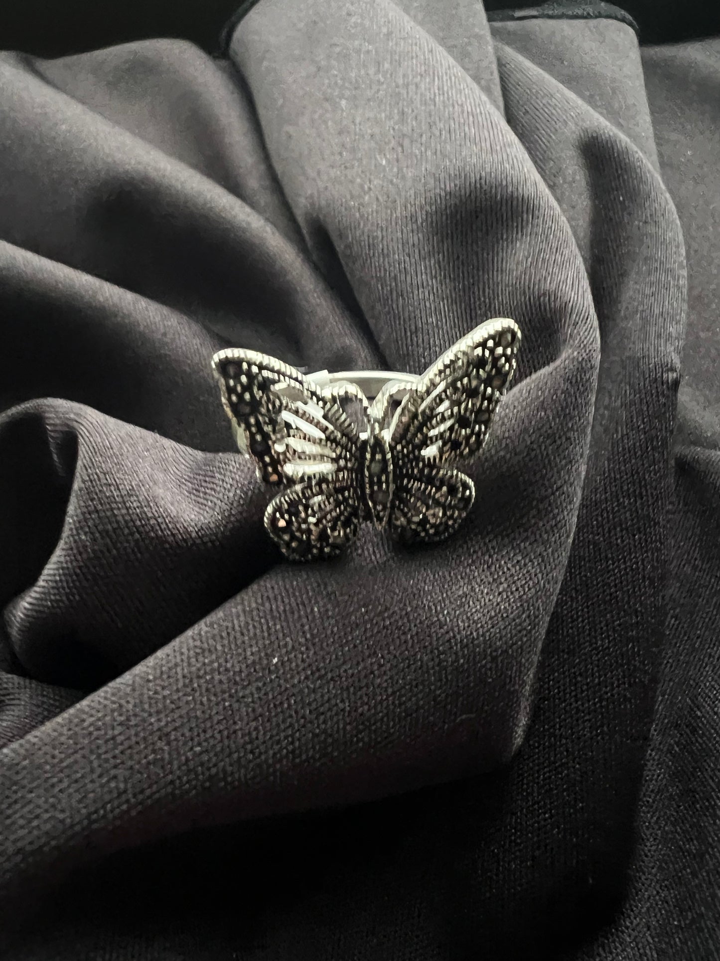 Butterfly Marquesita Ring
