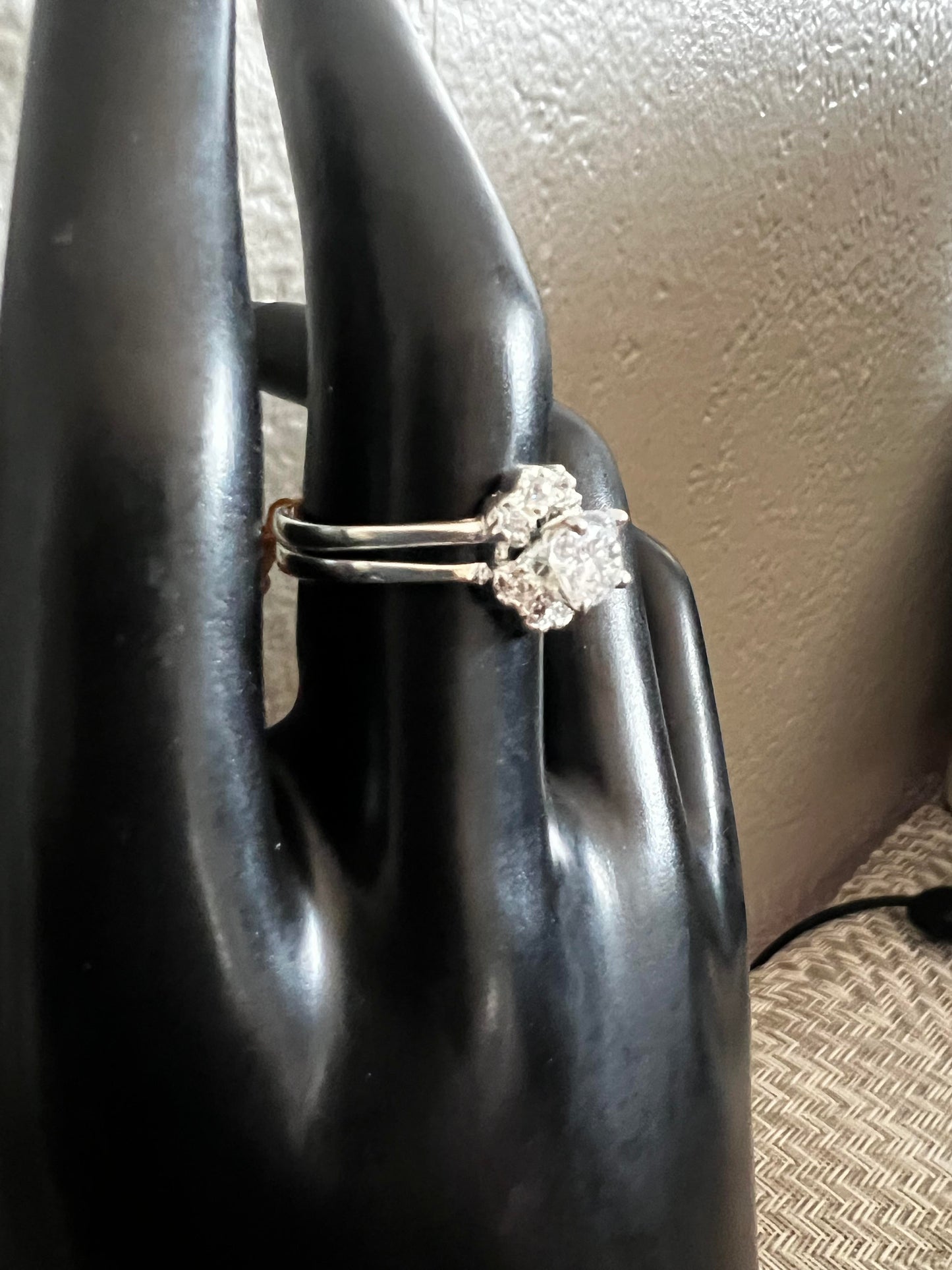 Flower Double band ring