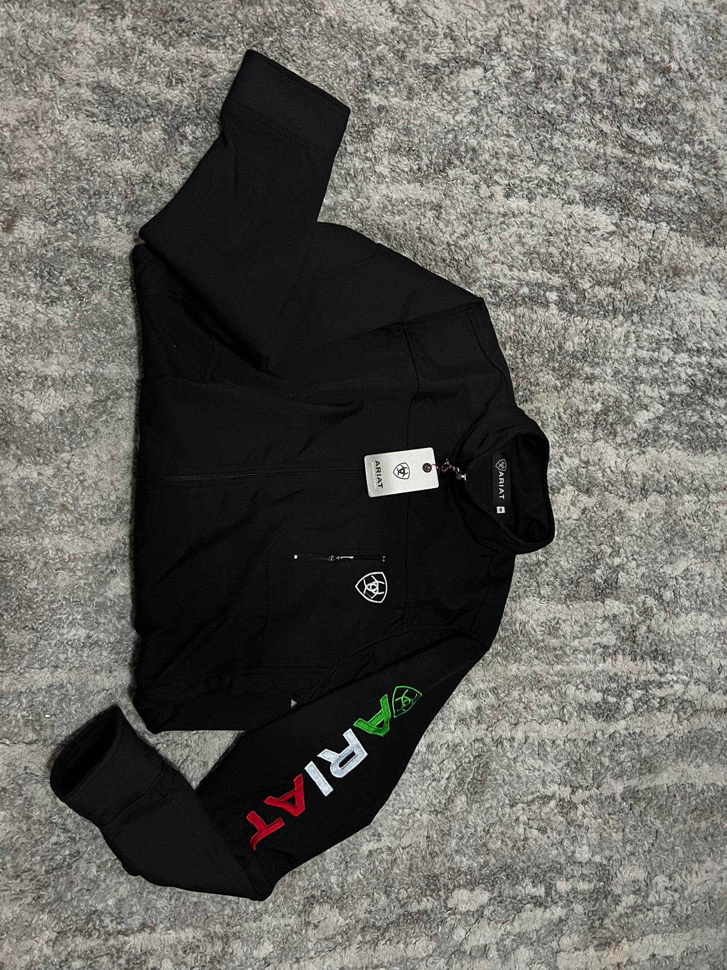 Ariat Softshell Mexico Jacket with flag