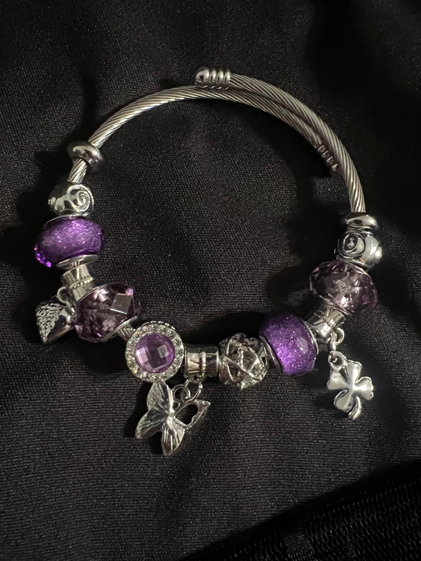 Butterfly Charms Dangle Bracelet