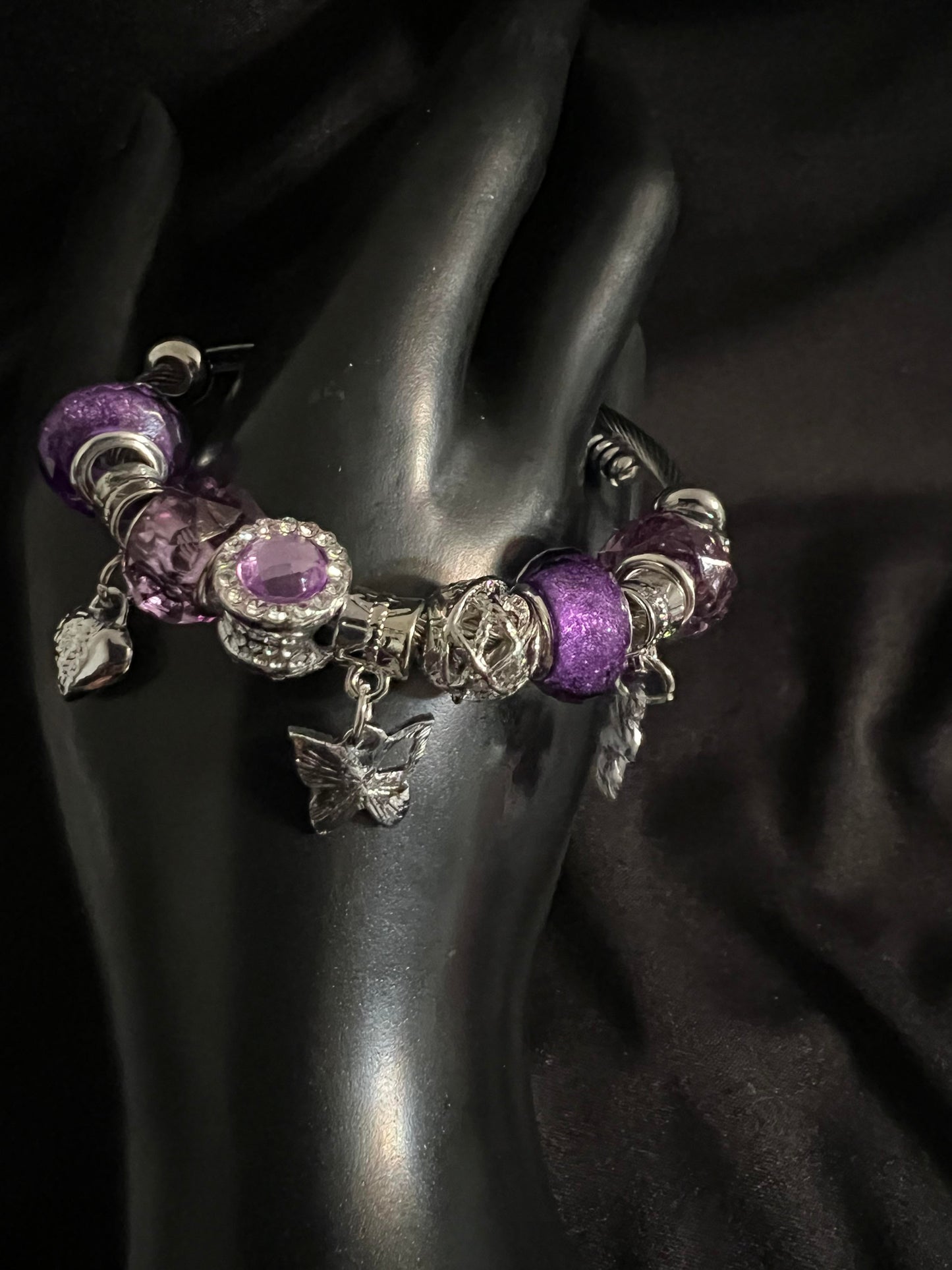 Butterfly Charms Dangle Bracelet