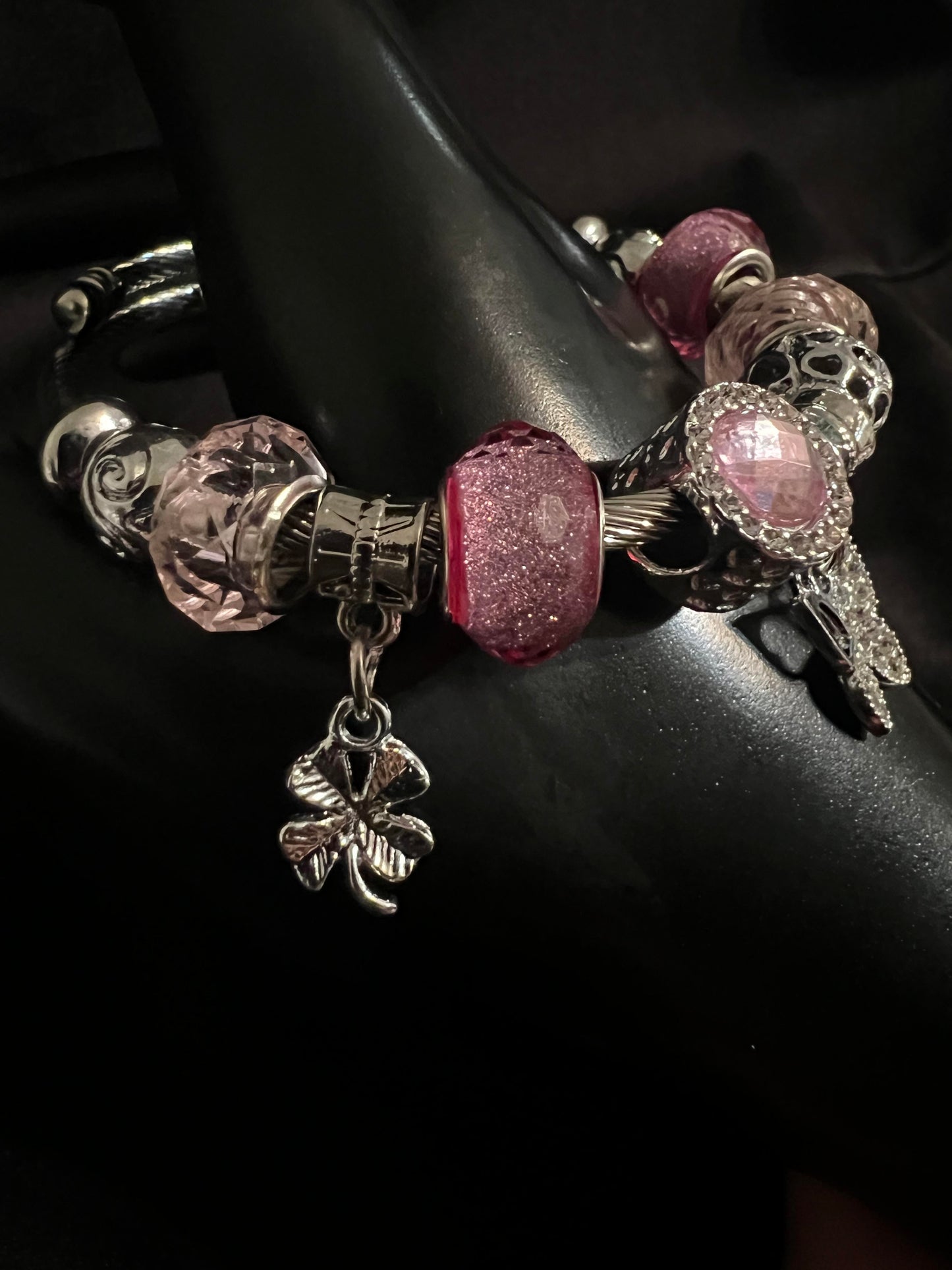 Butterfly Charms Dangle Bracelet