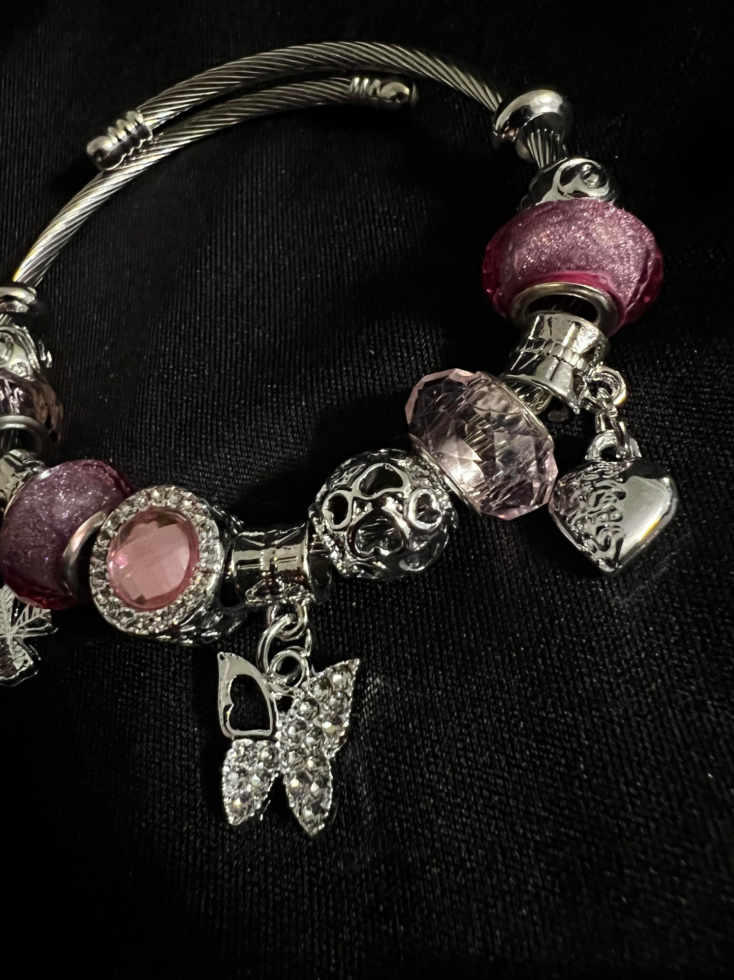 Butterfly Charms Dangle Bracelet