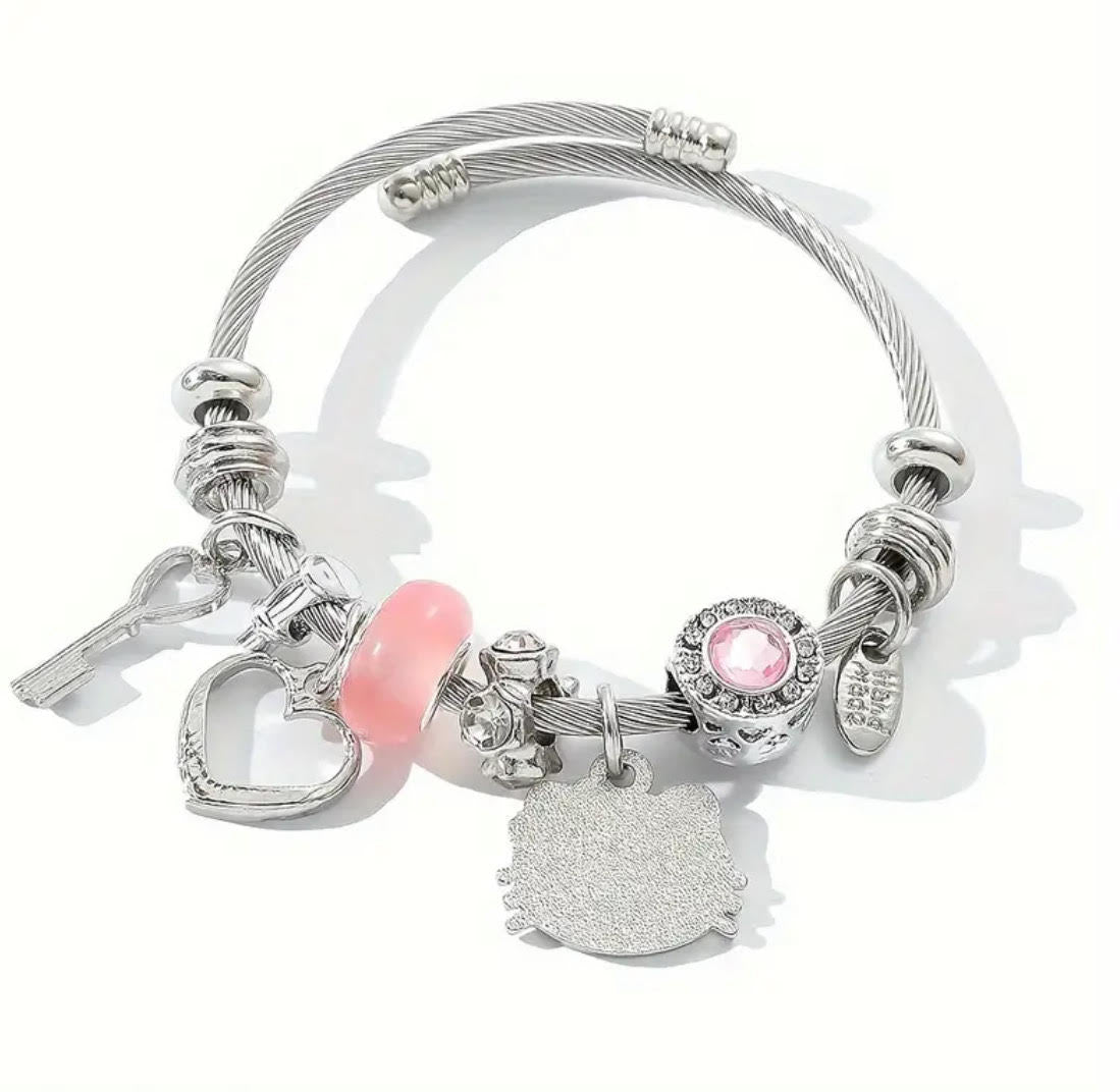 Kitty Dangle Bracelet