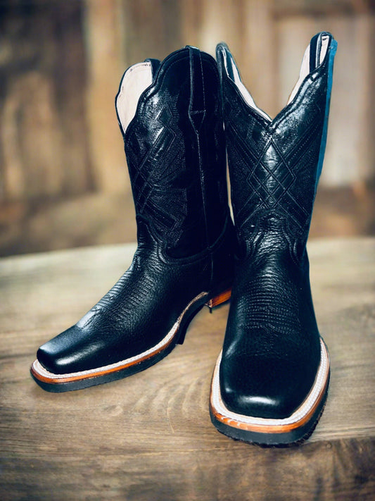 Black on Black Cowhide