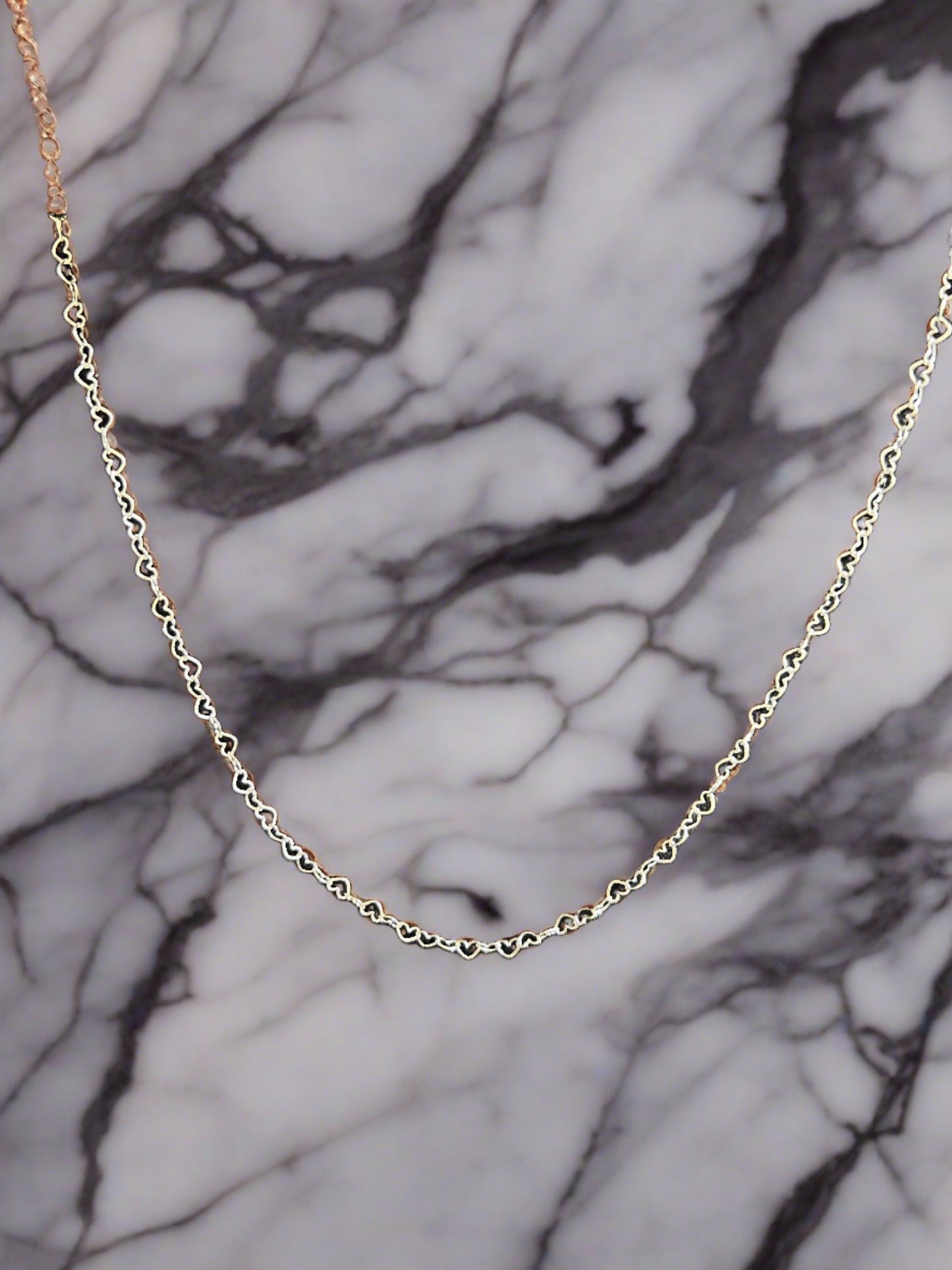 Hearts single chain Necklace