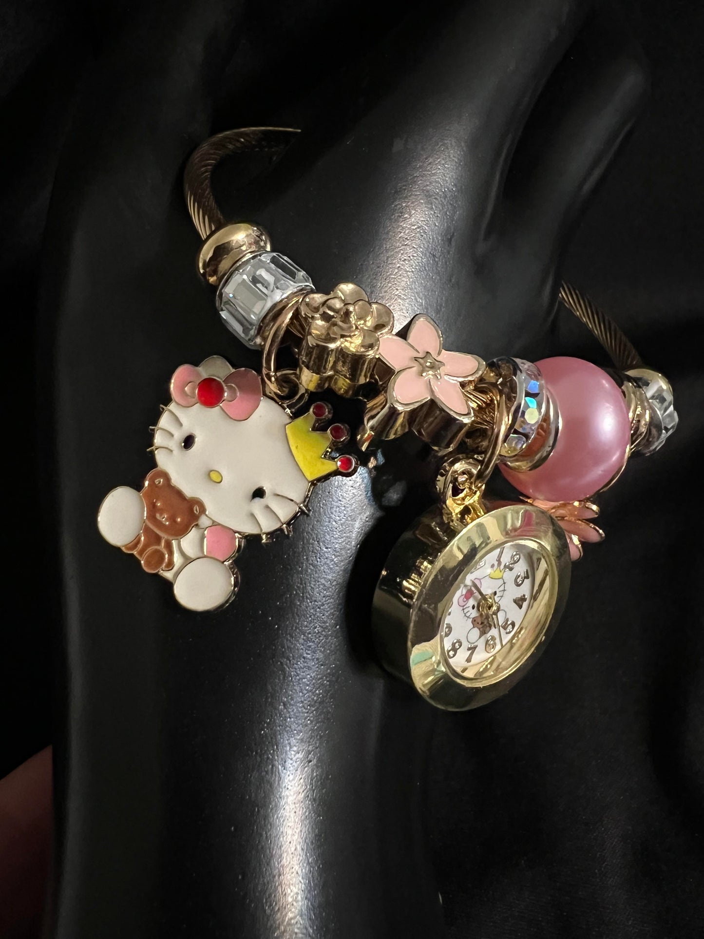 Kitty Dangle Charms Bracelet