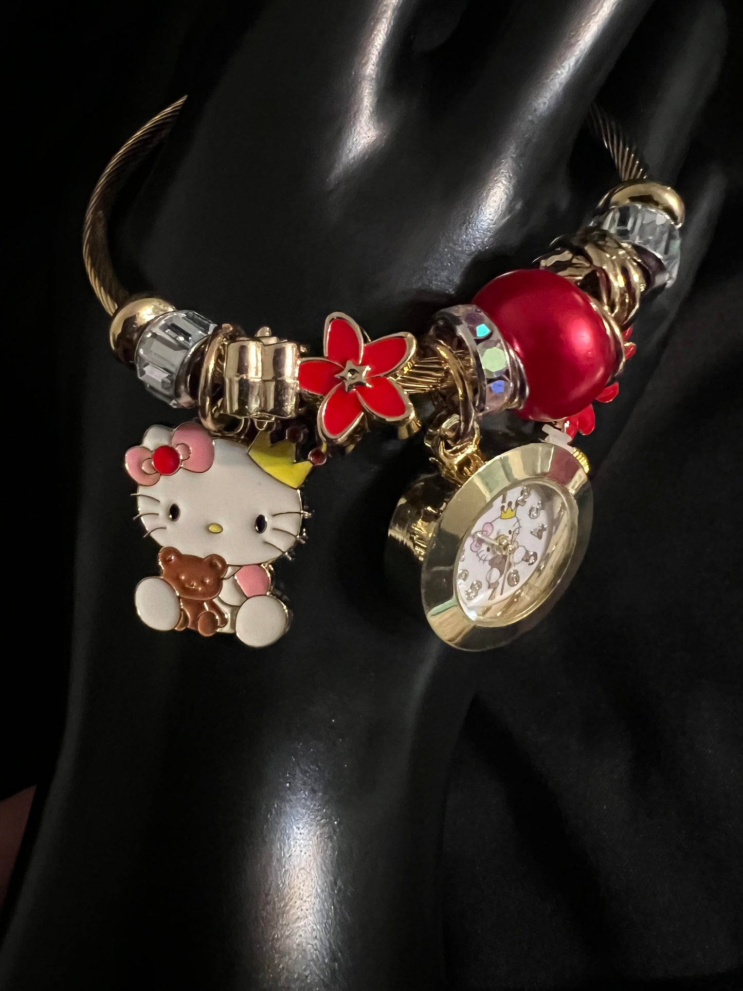 Kitty Dangle Charms Bracelet