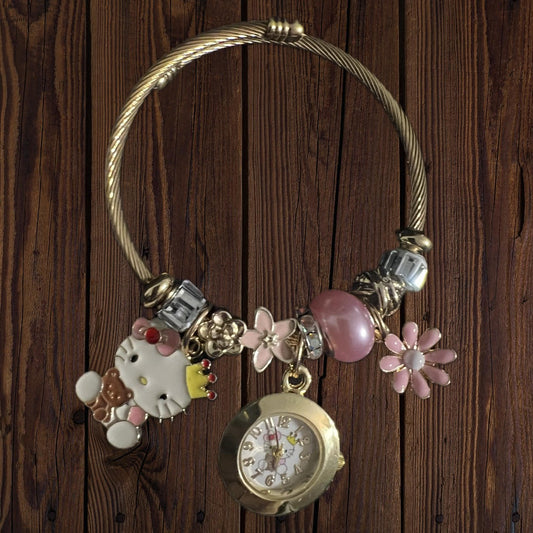 Kitty Dangle Charms Bracelet