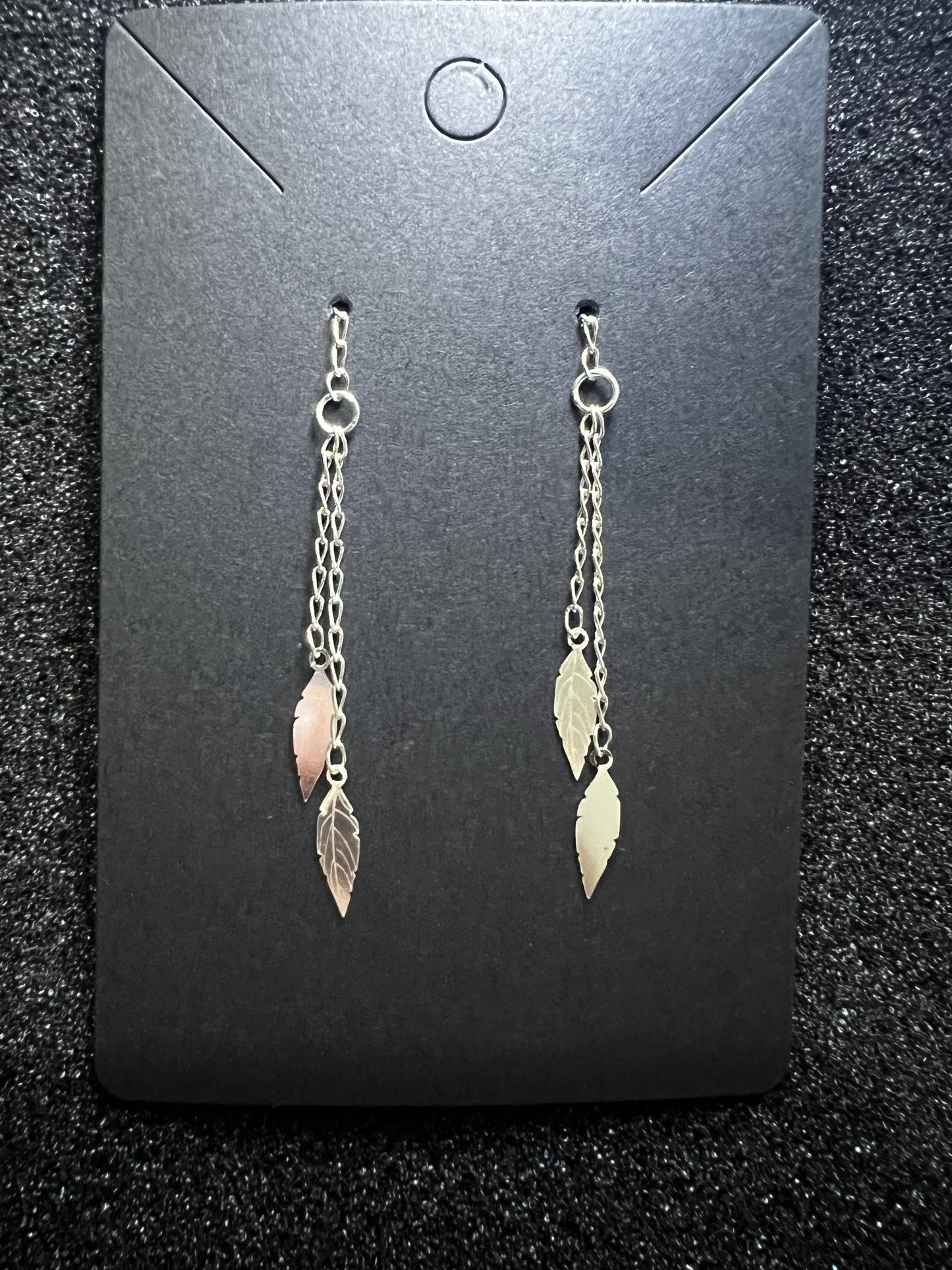 Feather Long Earrings