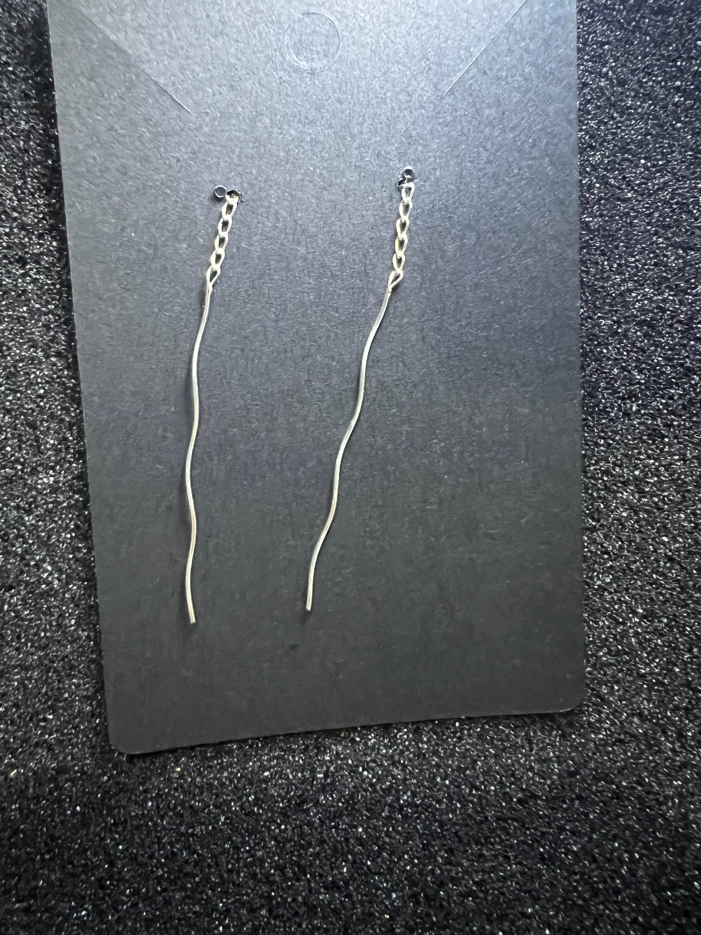 Feather Long Earrings