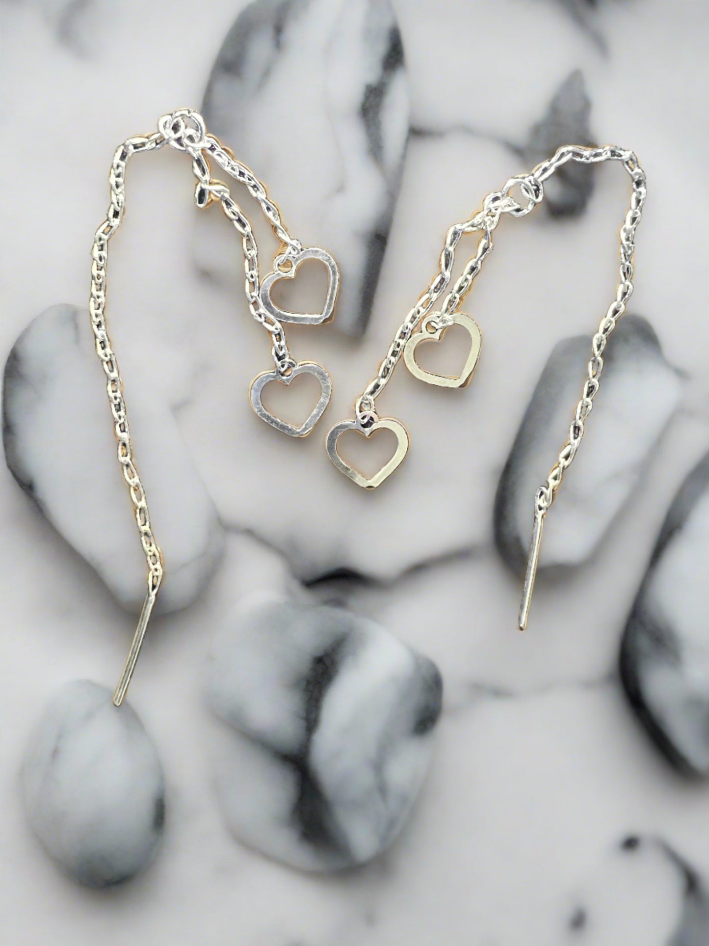 Dangle Hearts Earrings