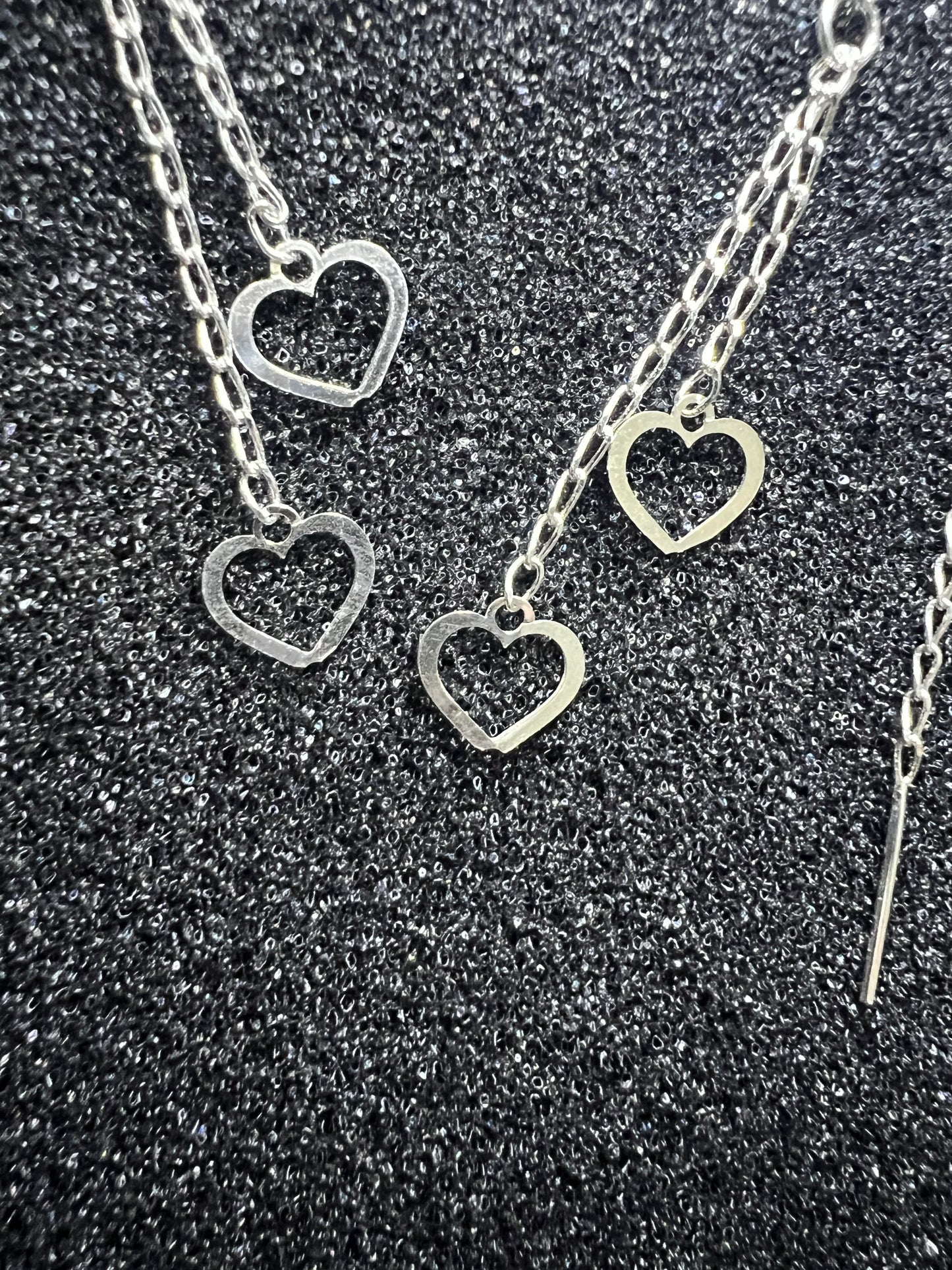 Dangle Hearts Earrings