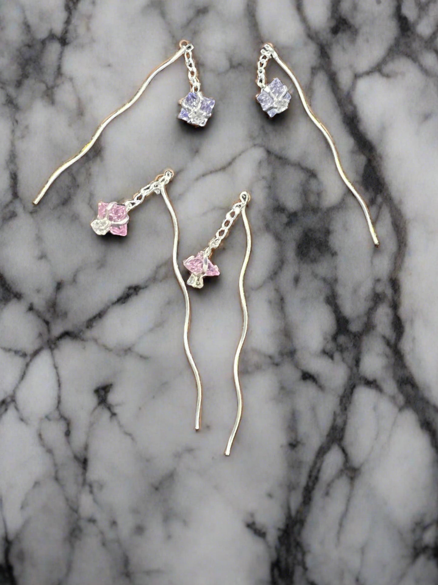 Square Box Earring