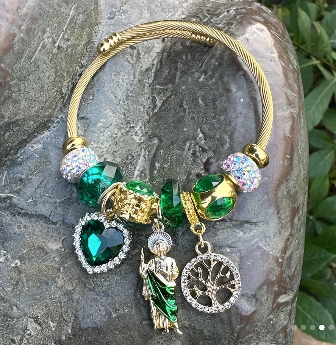 St. Jude Religion Charms Bracelet