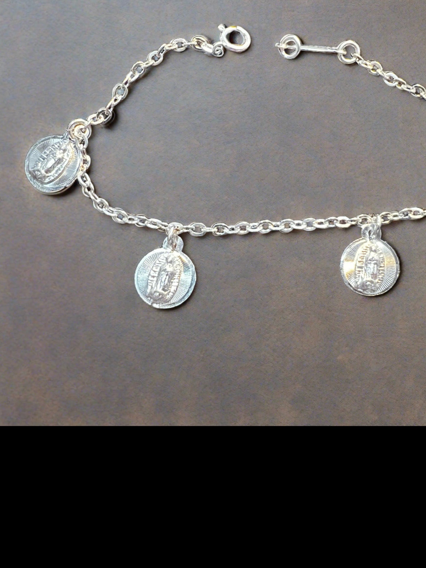 Virgen Mary Charm Bracelet