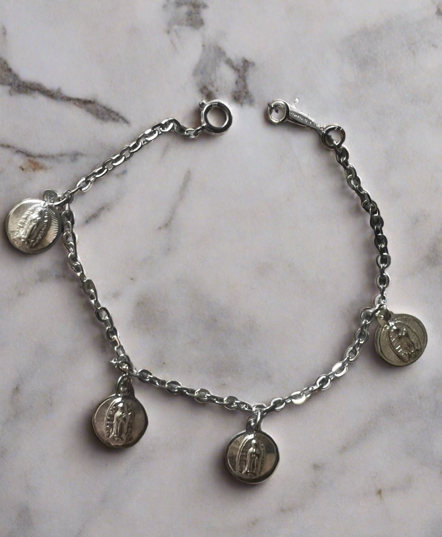 Virgen Mary Charm Bracelet