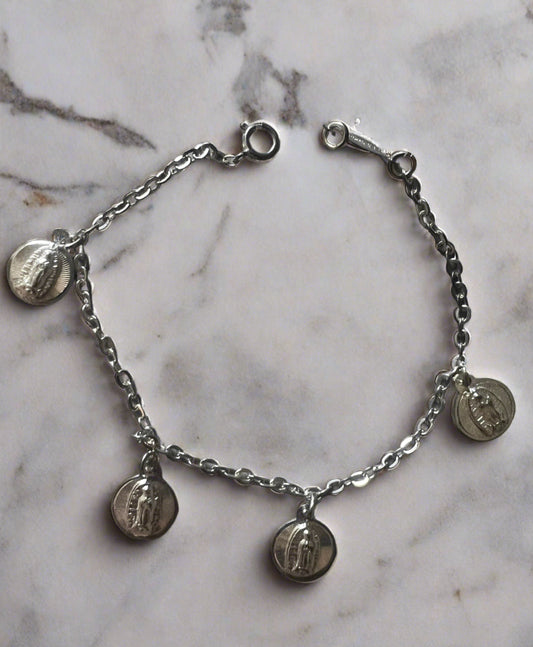 Virgen Mary Charm Bracelet