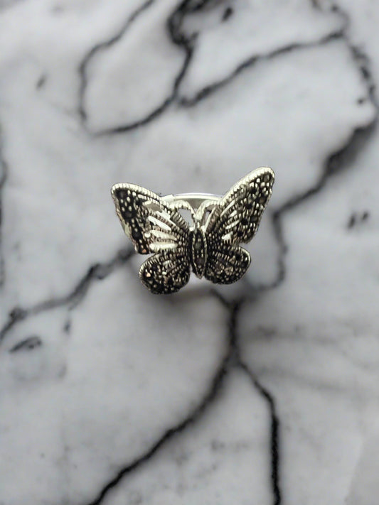 Butterfly Marquesita Ring