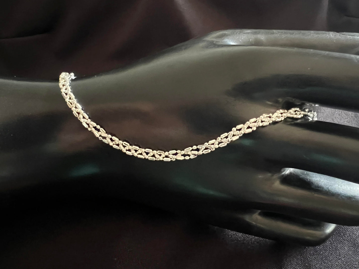 Miabella Double Chain Bracelet