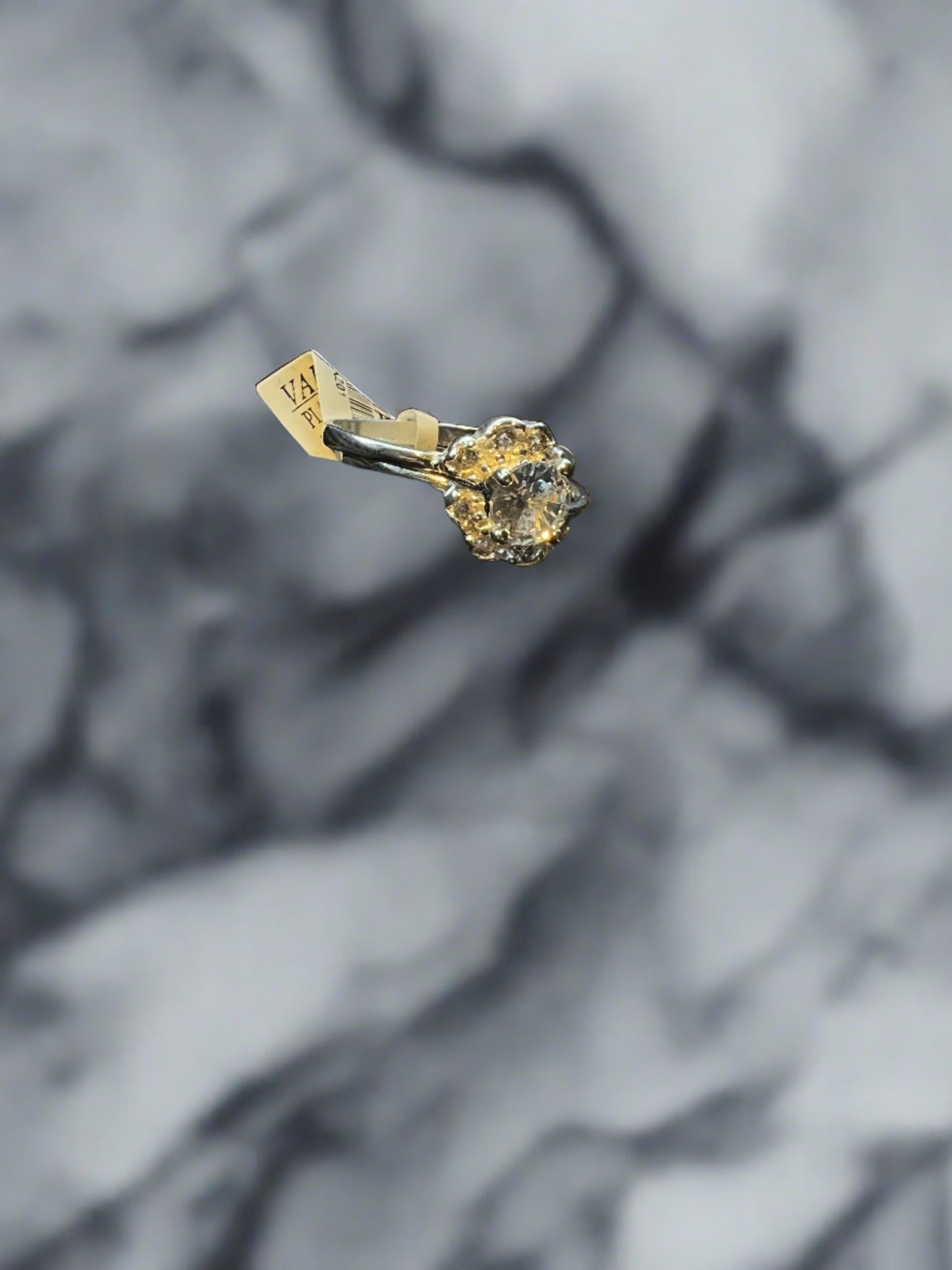 Flower Double band ring