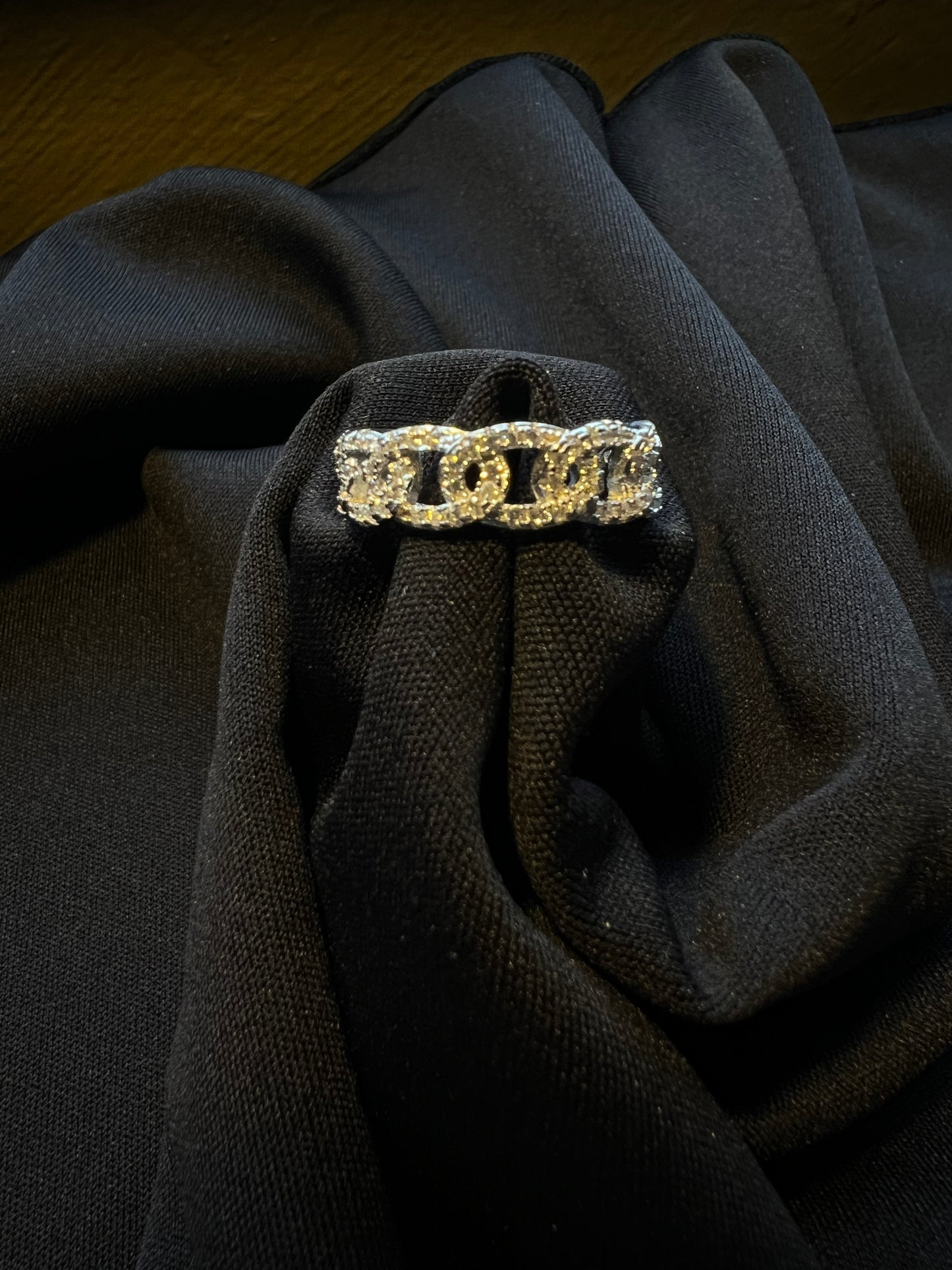 Cuban Link Chain Ring