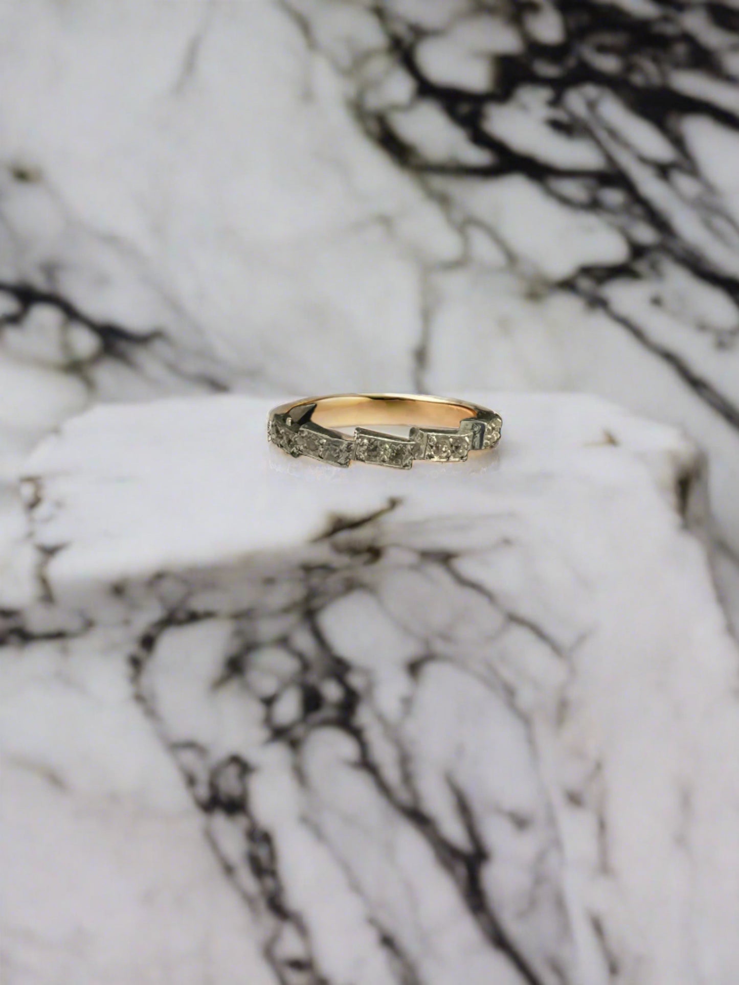 Eternity Staired zirconia Ring